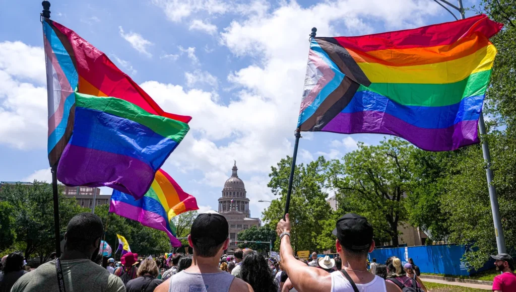 Schumer Blasts Trump Over Stonewall Pride Flag Removal rainbow flag