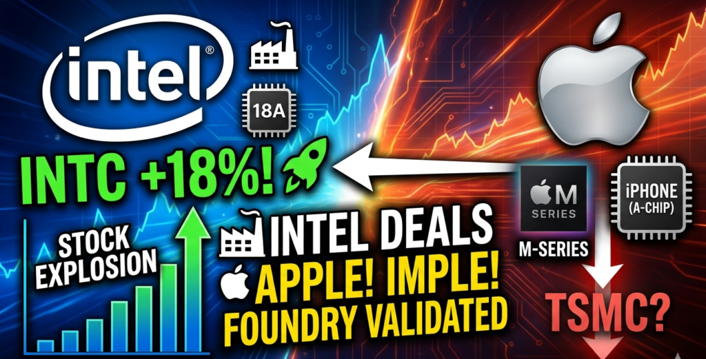 Intel Stock Explodes on Apple Chip Deal Intel-Apple